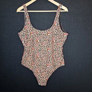 💙 Buccee's One Piece Open Back Swimsuit Size XL Vacation Cute Girly